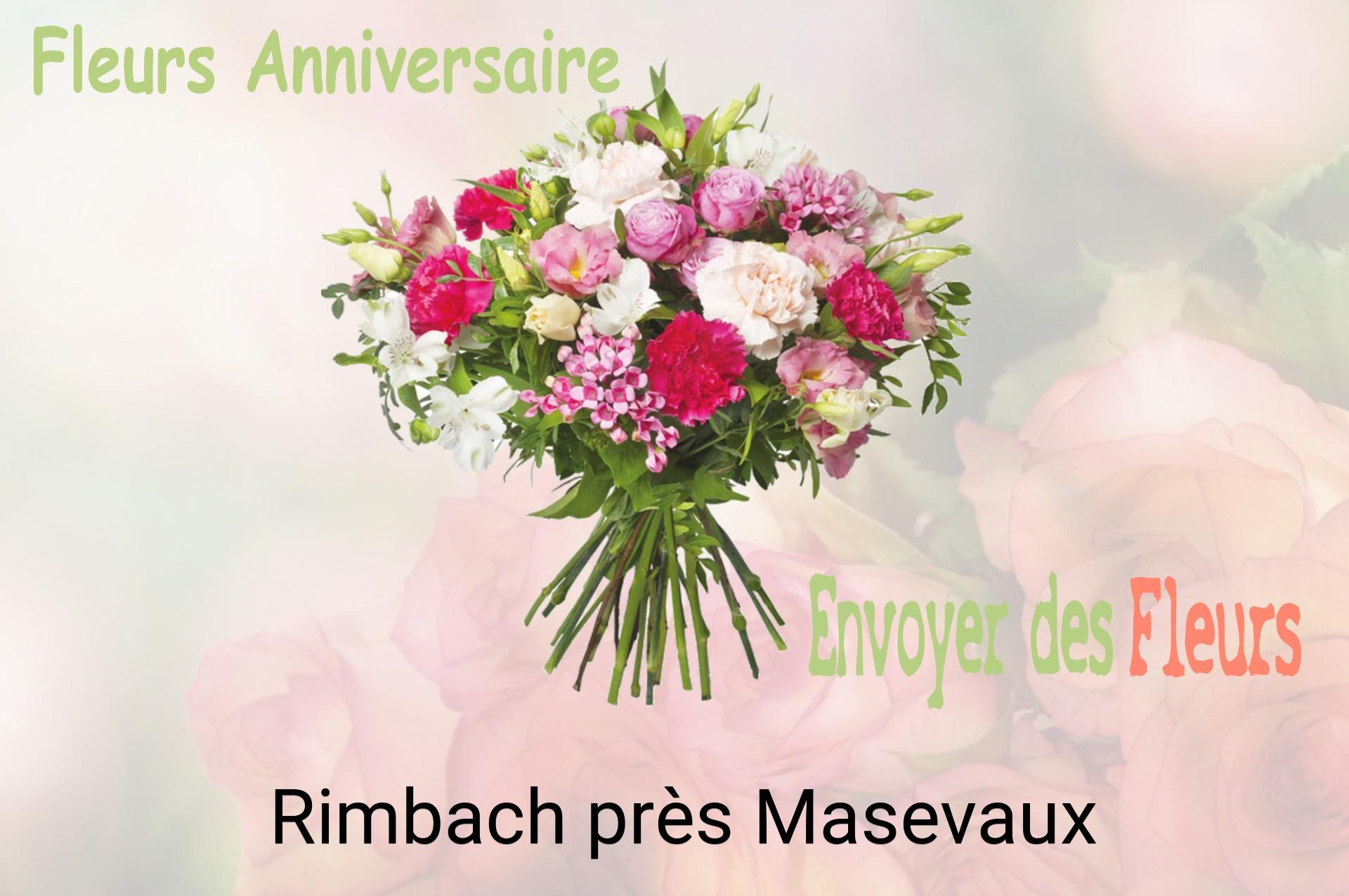 Bouquet de fleurs d’anniversaire livré à Rimbach-près-Masevaux