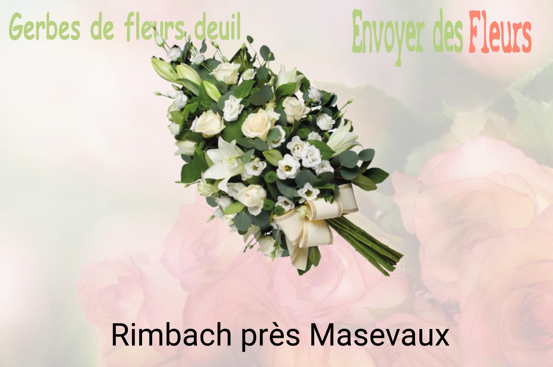 Gerbe de fleurs de deuil livrée à Rimbach-près-Masevaux